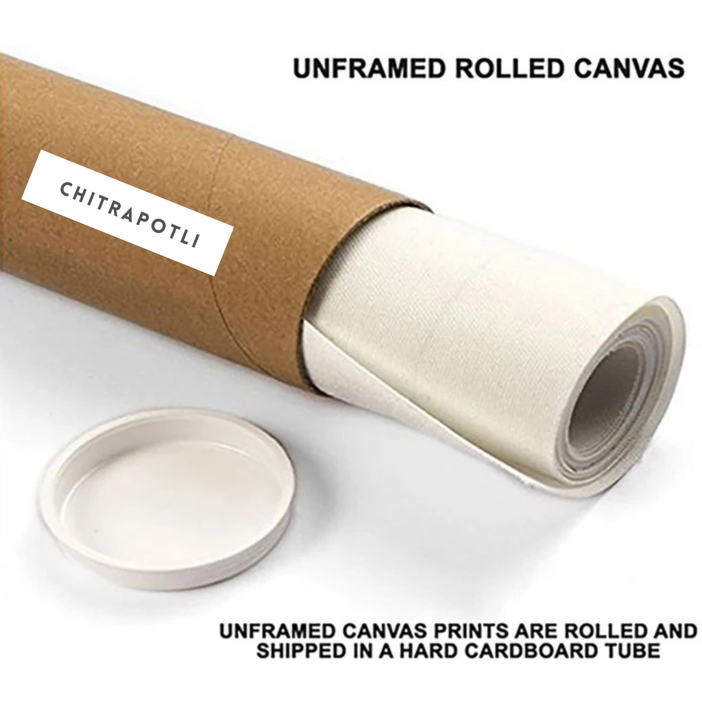 Buddha Painting | Spiritual Art Canvas and Frame for Home & Office Décor