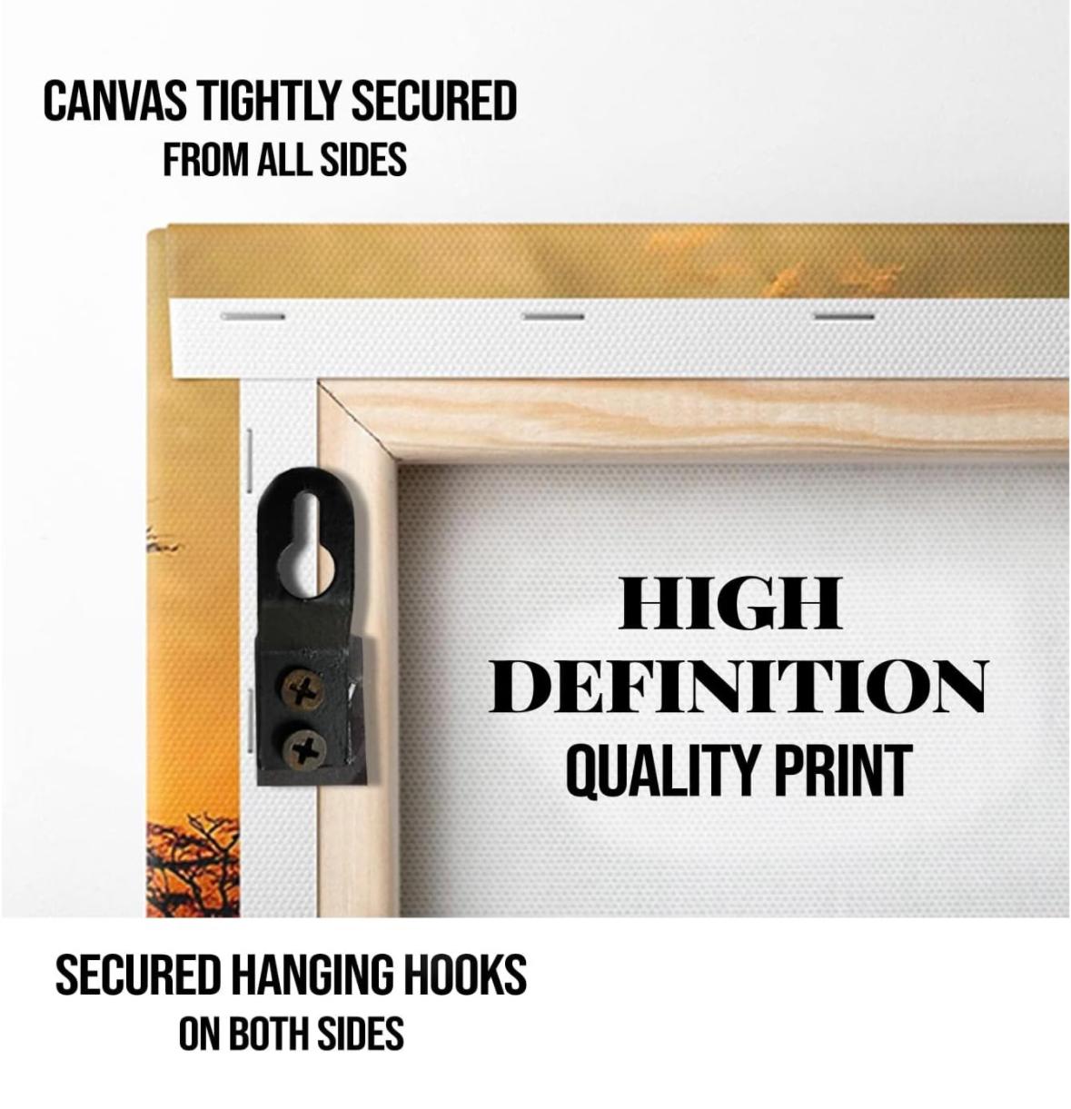 Buddha Painting | Spiritual Art Canvas and Frame for Home & Office Décor