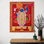 Shrinathji | Pichwai Art | Traditional Indian Folk Art | Canvas and Frame Style