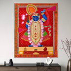 Shrinathji | Pichwai Art | Traditional Indian Folk Art | Canvas and Frame Style