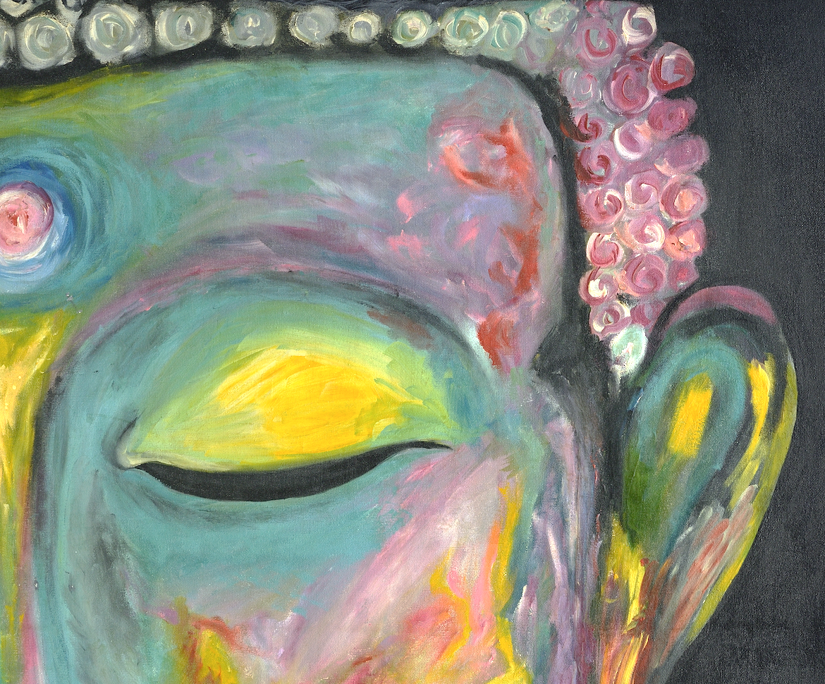 Buddha Painting | Spiritual Art Canvas and Frame for Home & Office Décor