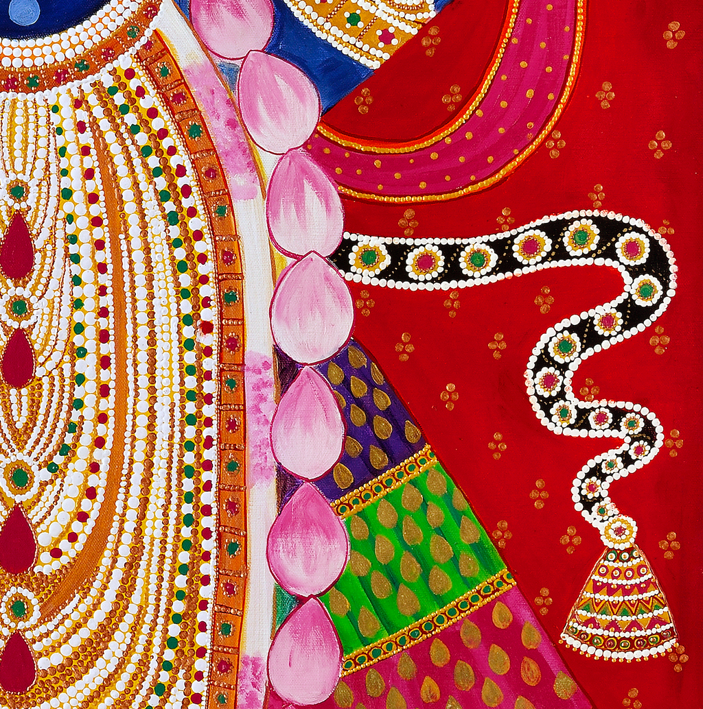 Shrinathji | Pichwai Art | Traditional Indian Folk Art | Canvas and Frame Style