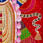 Shrinathji | Pichwai Art | Traditional Indian Folk Art | Canvas and Frame Style