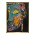 Buddha Painting | Spiritual Art Canvas and Frame for Home & Office Décor
