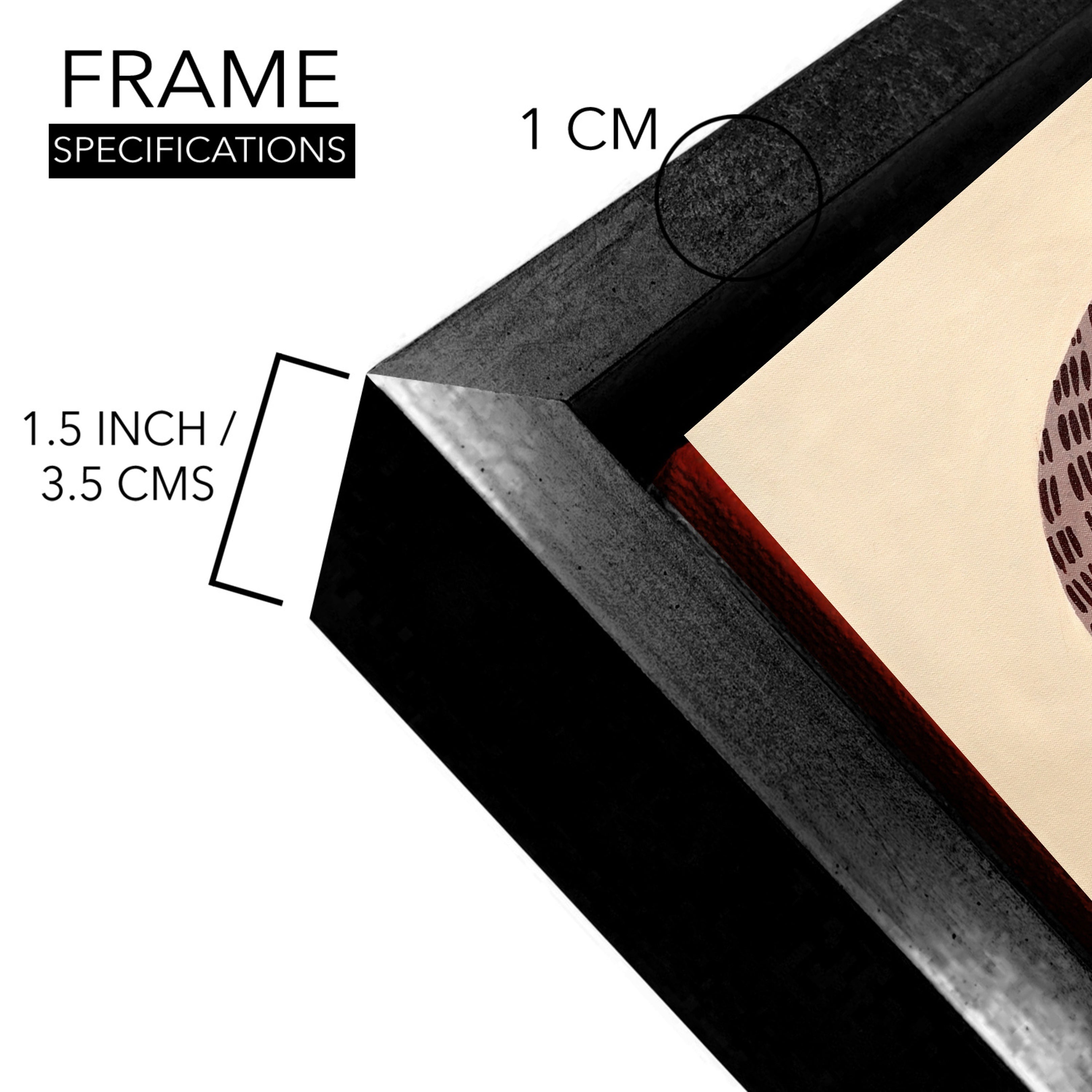 Harmony Elephant Painting | Gond Art Canvas and Frame for Home & Office Décor | Indian Folk Art |